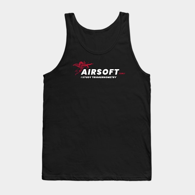 Airsoft Family - I Study Triggernometry Tank Top by Airsoft_Family_Tees